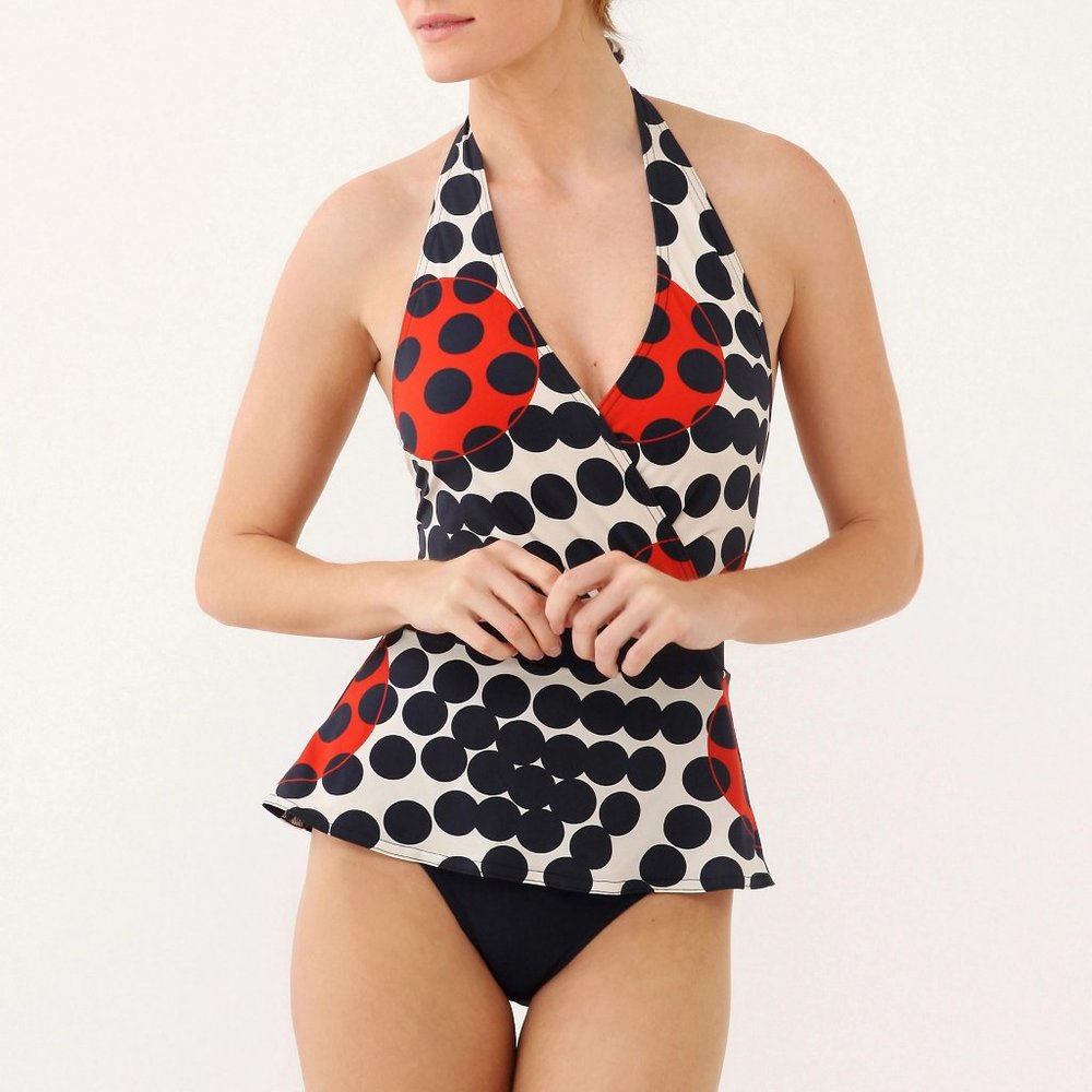 Anthropologie Karla Colletto Surplice Swimdress